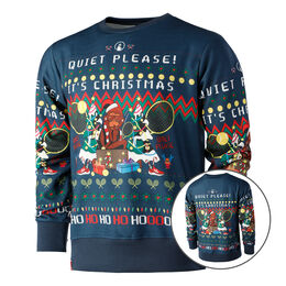 Ropa De Tenis Quiet Please Ugly Christmas Sweatshirt